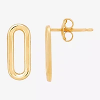 14K Gold 13.8mm Stud Earrings