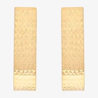 Womens 14K Gold 19mm Hoop Earrings