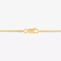 Virgin Mary Mens 14K Gold Over Silver Oval 22 Inch Pendant Necklace