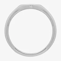 Womens Sterling Silver Signet Ring