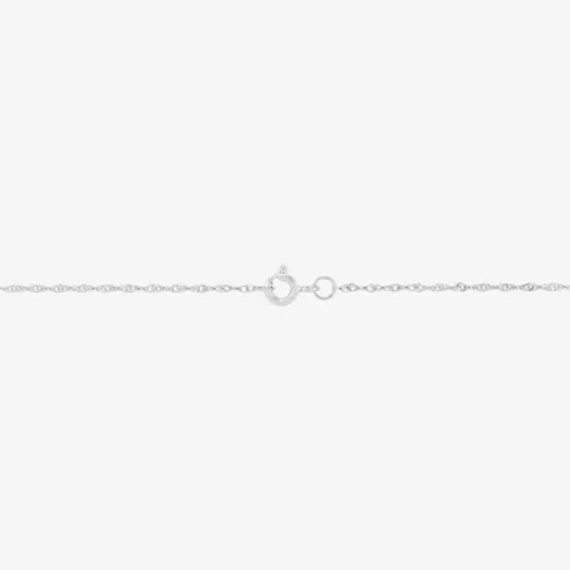 Womens White Cubic Zirconia Sterling Silver 2-pc. Jewelry Set