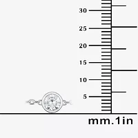 G / Si1-Si2) Womens Sterling Silver 7.25 Inch Solid Cable Chain Bracelet