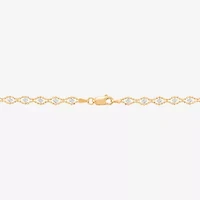 Limited Quantities! Womens 10K Two Tone Gold 18 Inch Bead Chain Necklace
