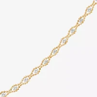 Limited Quantities! Womens 10K Two Tone Gold 18 Inch Bead Chain Necklace