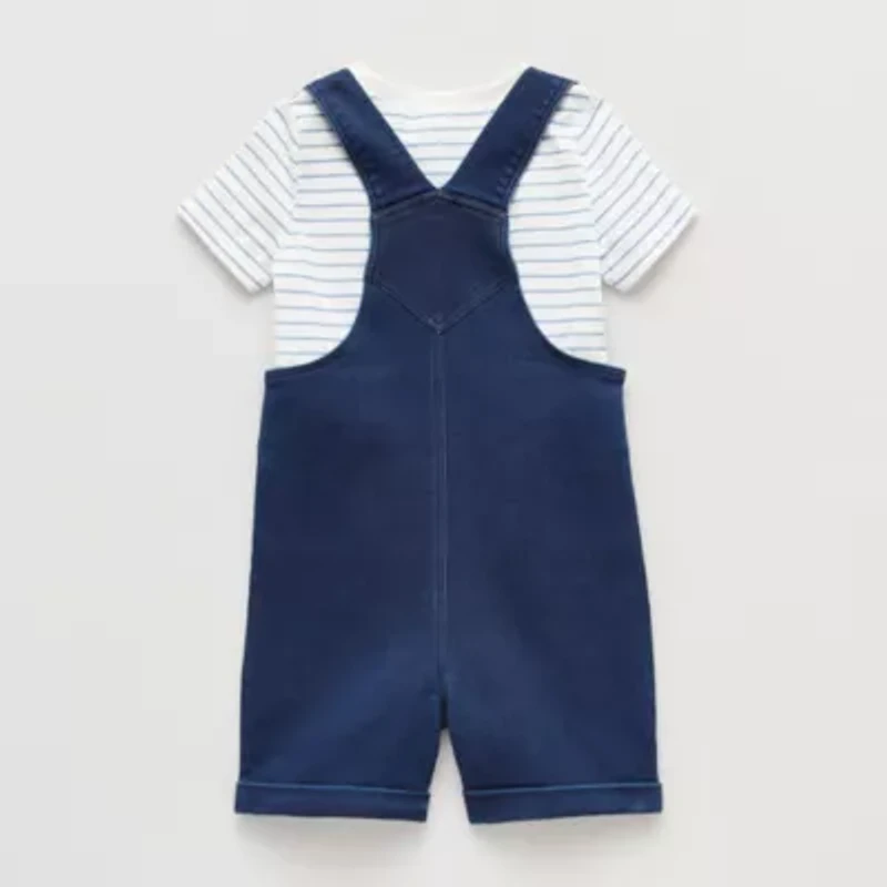 Little Lad Toddler Boys 3-pc. Shortall Set
