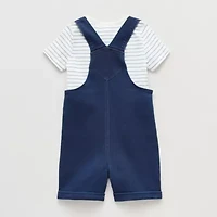 Little Lad Toddler Boys 3-pc. Shortall Set