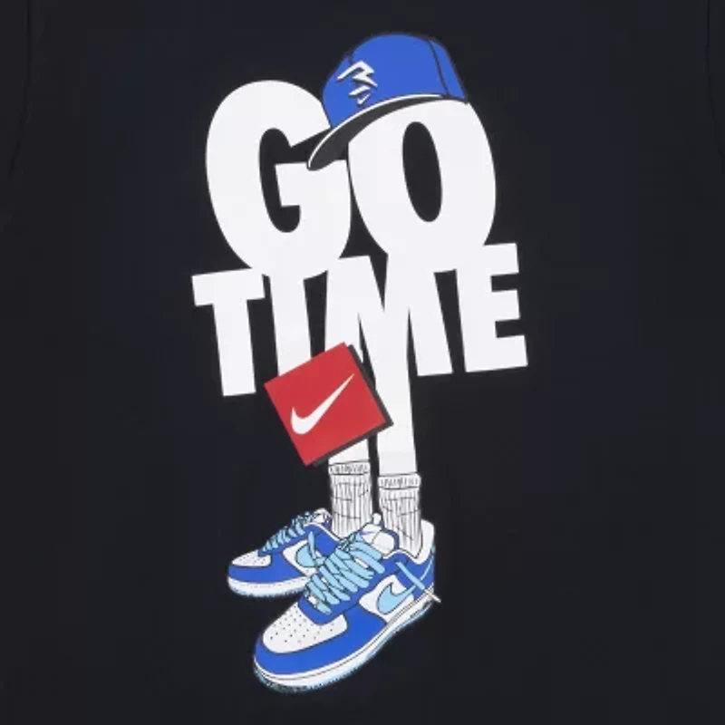 Nike 3BRAND by Russell Wilson Big Kid Boys Crew Neck Short Sleeve Regular Fit Graphic T-Shirt