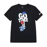 Nike 3BRAND by Russell Wilson Big Kid Boys Crew Neck Short Sleeve Regular Fit Graphic T-Shirt