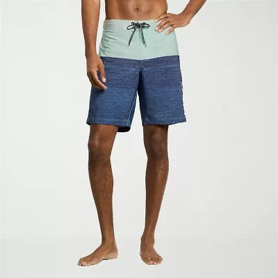 Hurley Mens Drawstring Waist 9 1/2" Ombre Swim Shorts