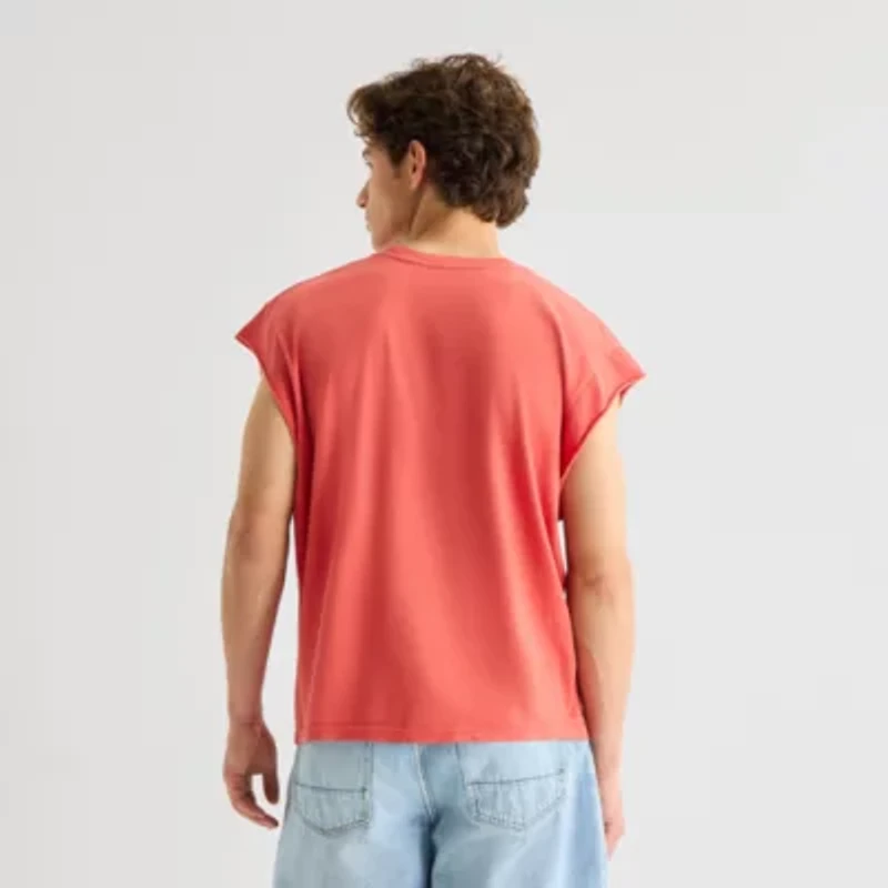 Arizona Mens Crew Neck Sleeveless Tank Top