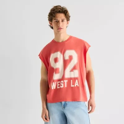 Arizona Mens Crew Neck Sleeveless Tank Top