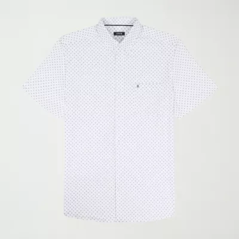 IZOD Breeze Mens Short Sleeve Athletic Fit Button-Down Shirt