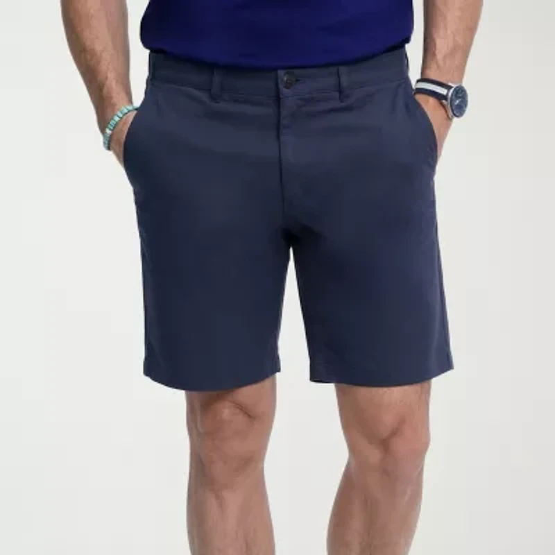 IZOD Saltwater Mens 7" Stretch Fabric Chino Short