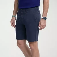 IZOD Saltwater Mens 7" Stretch Fabric Chino Short