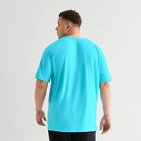 Xersion Activated Cooling Mens Crew Neck Short Sleeve Quick Dry Active Big and Tall T-Shirt