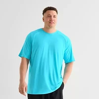 Xersion Activated Cooling Mens Crew Neck Short Sleeve Quick Dry Active Big and Tall T-Shirt