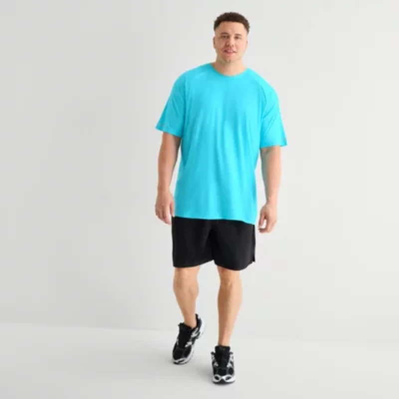 Xersion Activated Cooling Mens Crew Neck Short Sleeve Quick Dry Active Big and Tall T-Shirt