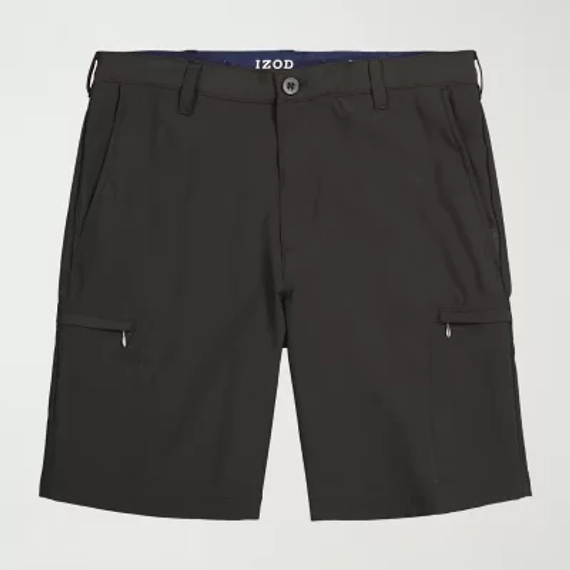 IZOD Swingflex Mens 10 1/2" Big and Tall Stretch Fabric Quick Dry Chino Short