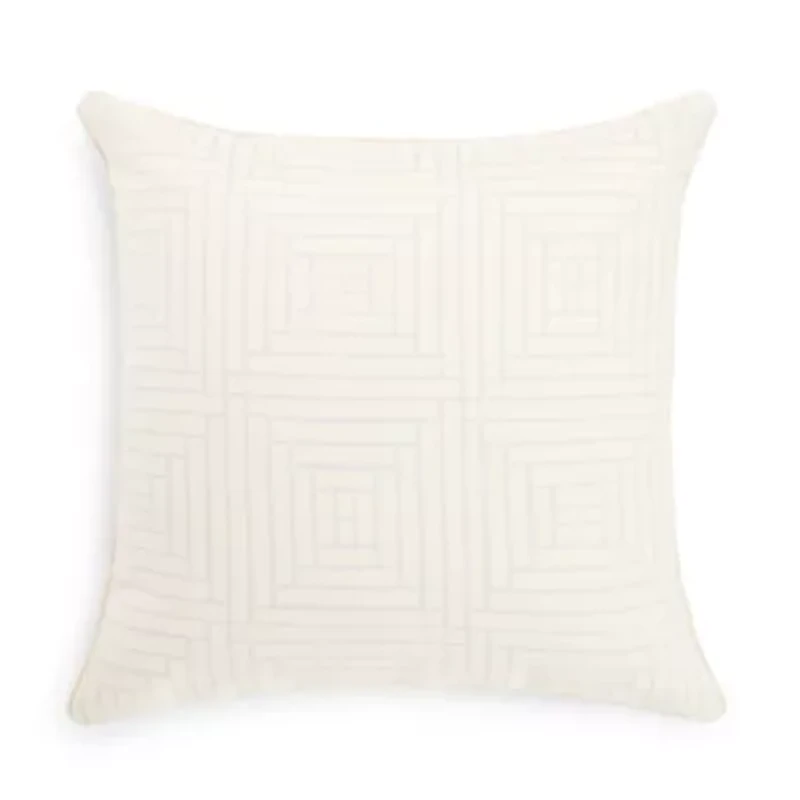 Fieldcrest Woven Geo Square Throw Pillow
