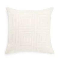 Fieldcrest Woven Geo Square Throw Pillow