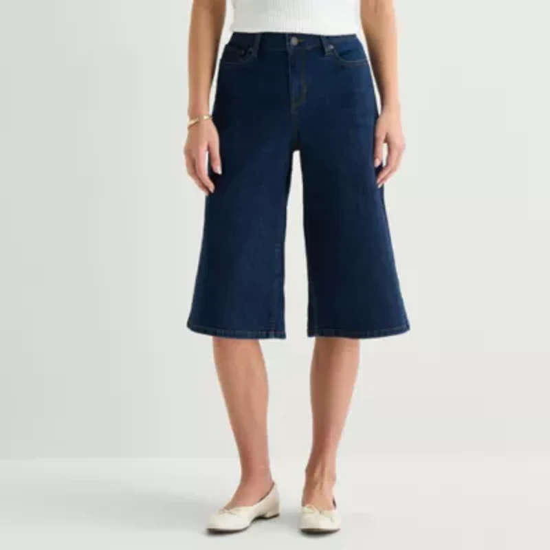 Liz Claiborne Denim Cullotte Jeans