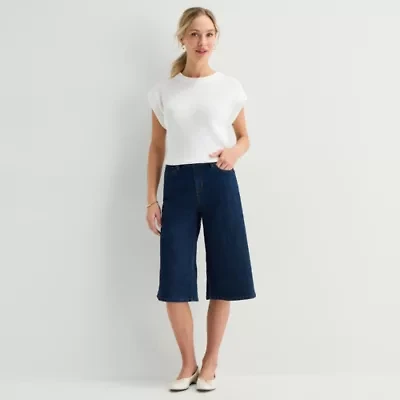 Liz Claiborne Denim Cullotte Jeans