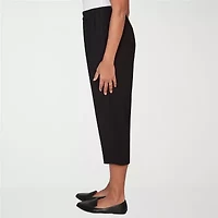 Alfred Dunner Crowd Pleaser Womens Plus Straight Capri Pant