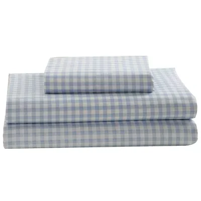 Laurel & Mayfair 250tc Gingham Print Sheet Set