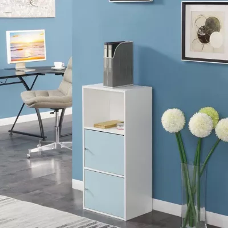 Convenience Concepts Extra Storage 2 Door Cabinet