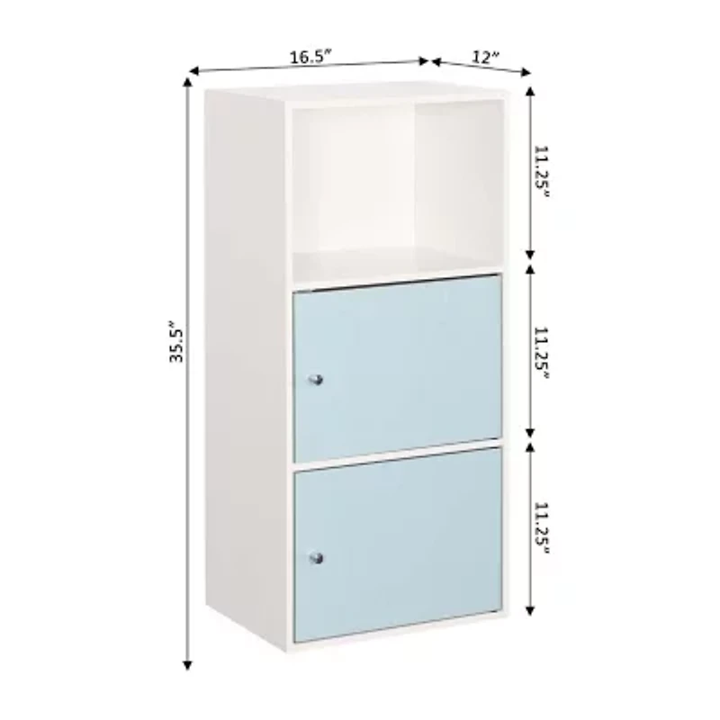 Convenience Concepts Extra Storage 2 Door Cabinet