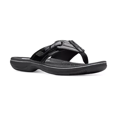 Clarks Cloudsteppers Womens Brinkley Jazz Flip-Flops