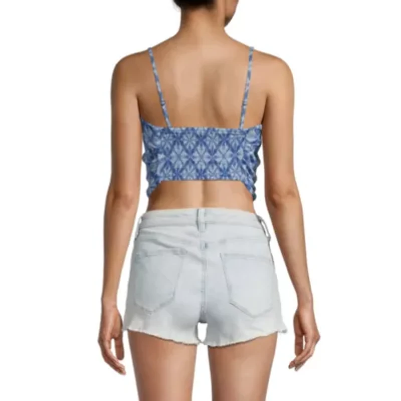 Arizona Juniors Square Neck Sleeveless Tank Top