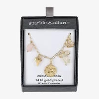 Sparkle Allure Womens 18 Inch Pendant Necklace
