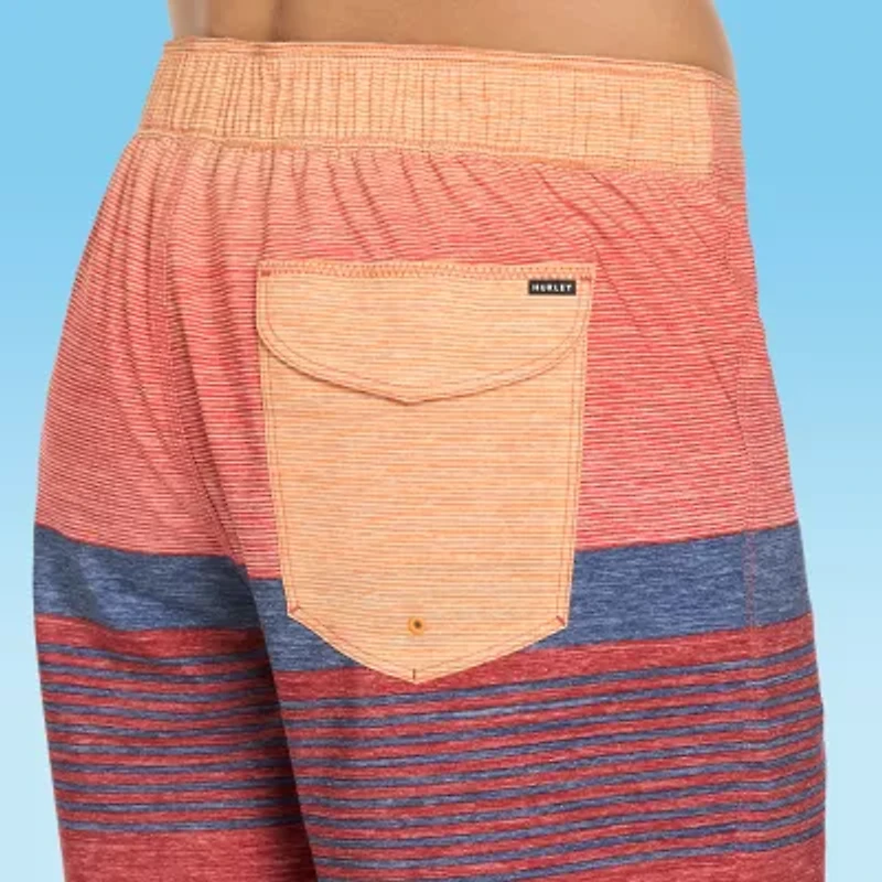 Hurley E-Board Mens Drawstring Waist Lined Ombre Swim Shorts