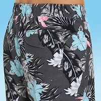 Hurley E-Board Mens Drawstring Waist Lined Floral Swim Shorts
