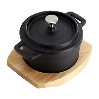 MegaChef Cast Iron 8-oz. Mini Dutch Oven