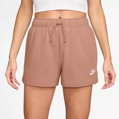 Nike Womens Mid Rise Drawstring Waist Active Pull-On Short