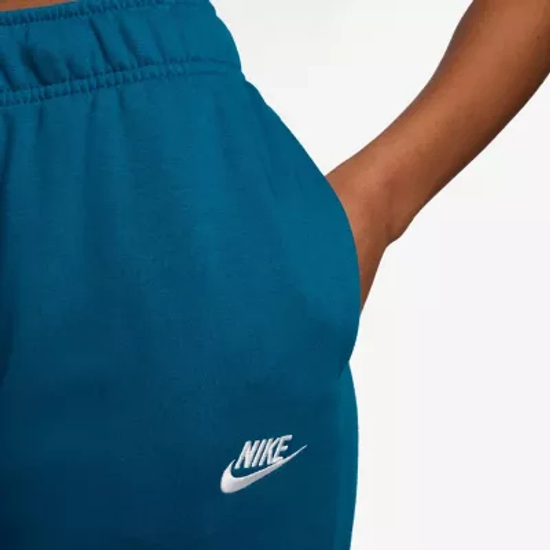 Nike Club Womens Cuffed Mid Rise Fleece Jogger