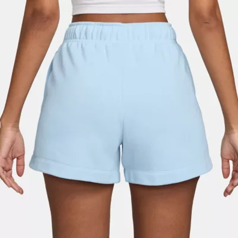 Nike Womens Mid Rise Drawstring Waist Active Pull-On Short