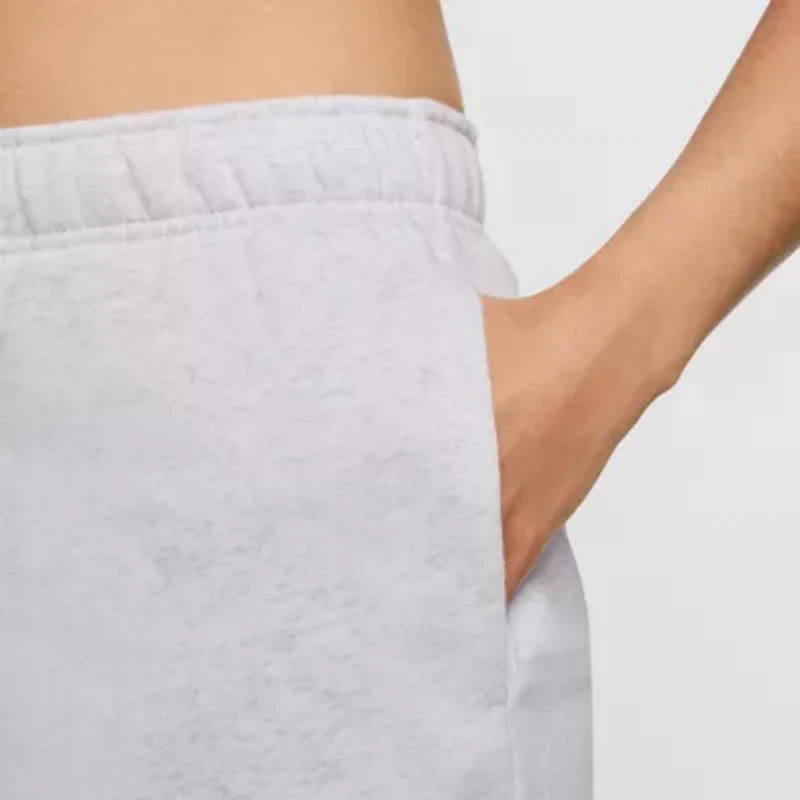 Nike Club Juniors Womens Mid Rise Active Pull-On Short