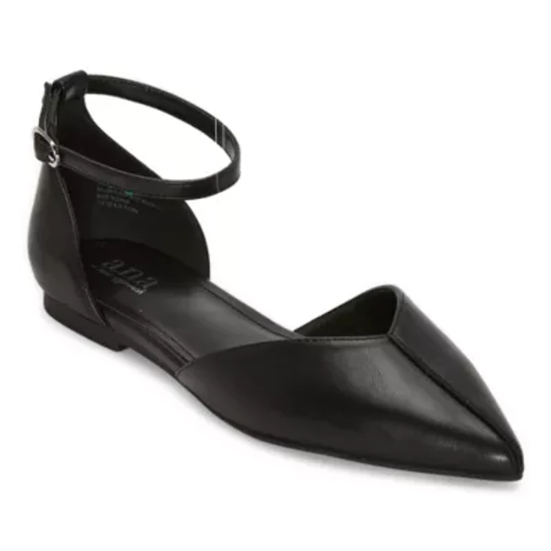 a.n.a Francis Womens Pointed Closed Toe Ballet Flats