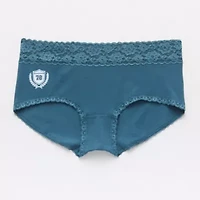 Arizona Body Organic Cotton with Lace Boyshort Panty