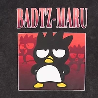 Badtz-Maru Boyfriend Tee Womens Juniors Crew Neck Short Sleeve Regular Fit Hello Kitty Graphic T-Shirt