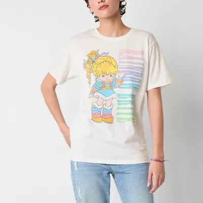 Grayson Threads, The Label Juniors Rainbow Brite Boyfriend Tee Womens Crew Neck Short Sleeve Graphic T-Shirt