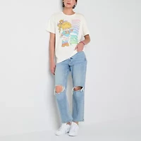 Grayson Threads, The Label Juniors Rainbow Brite Boyfriend Tee Womens Crew Neck Short Sleeve Graphic T-Shirt