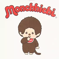 New World Monchichi Ringer Tee Womens Crew Neck Short Sleeve Juniors Graphic T-Shirt