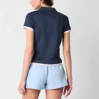 New World Monchichi Polo Womens Short Sleeve Juniors Graphic T-Shirt