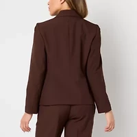 Black Label by Evan-Picone Womens Classic Fit Suit Jacket