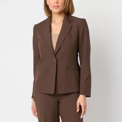 Black Label by Evan-Picone Womens Classic Fit Suit Jacket