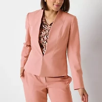 Black Label by Evan-Picone Womens Classic Fit Suit Jacket
